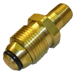 1/4" Male pipe thread x restricted flow