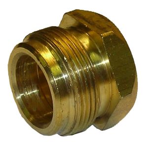 Propane male throwaway cylinder adapter