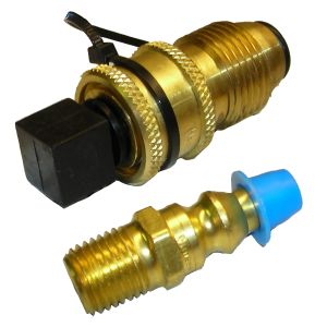 Propane gas coupling adapter kit