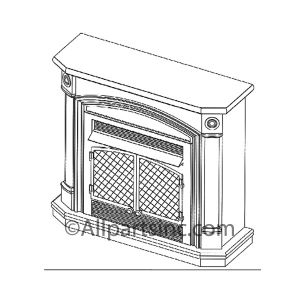 VENT-FREE FIREPLACE