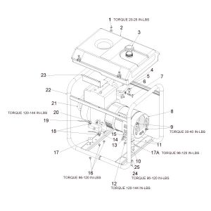 GEN 4000W 8HP BRIGGS