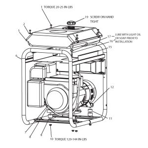 5000W 9HP Generator
