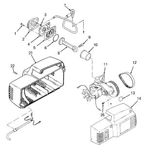 1HP 2.5G Air compressor