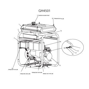 GEN 4500W 9HP HONDA