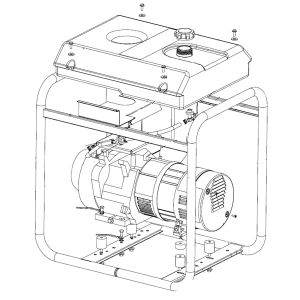 GENERATOR 4250W 9HP HONDA