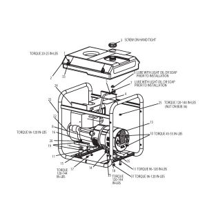 GEN  5000W 10HP TECUMSEH