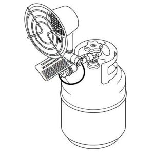 Tank top heater
