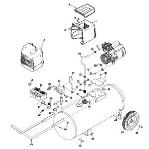 4.0HP 12Gall Air compressor