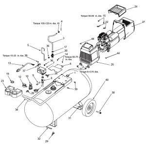 5HP 30Gall air compressor