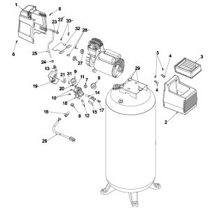 5HP 30Gall air compressor