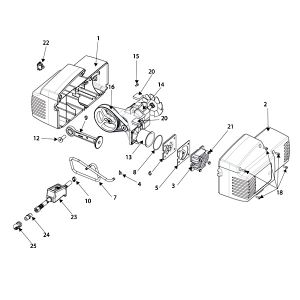1.0HP 0Gall Air compressor