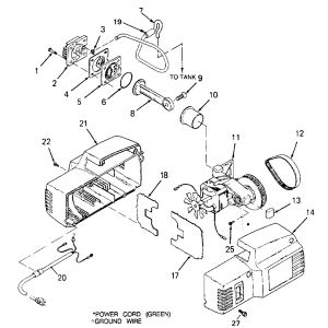 1.5HP 3Gall Air compressor