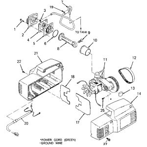 1.5HP 3Gall Air compressor