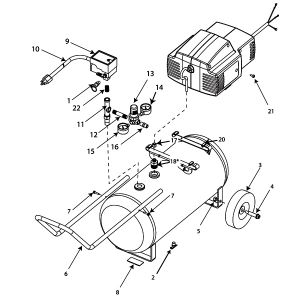 2.0HP 8Gall Air compressor