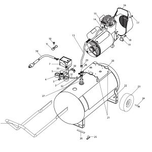 4.0HP 12Gall Air compressor