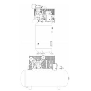 ELECTRIC TWO-STAGE AIR COMPRESSOR
