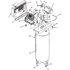 5HP 60Gall Air compressor