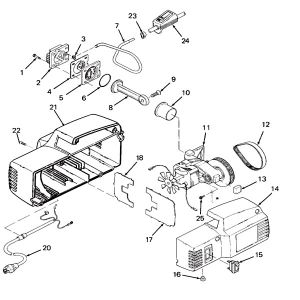 75HP 0Gall Portable Air compressor