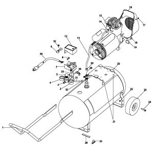 5HP 20Gall Air Compressor