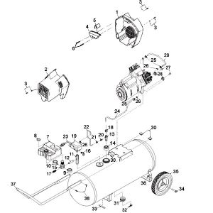 6HP 30Gall Air compressor