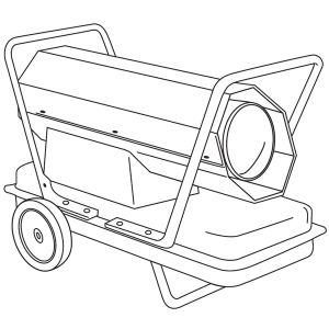 Forced air heater