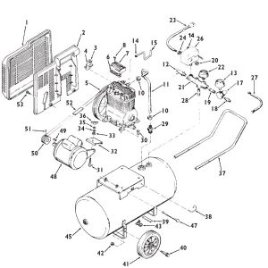 5.0HP 30Gall Air compressor