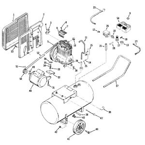 5.0HP 30Gall Air compressor