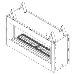43"N MILLIVOLT LINEAR VF SYS WTH LIGHTS