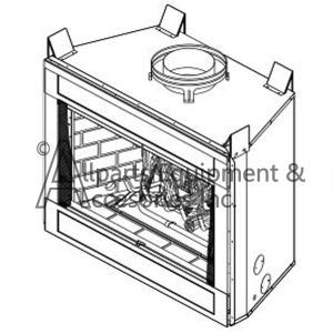 B-VENT DECORATIVE GAS FIREPLACE