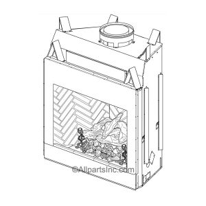 MASONRY RADIANT GAS FIREPLACE