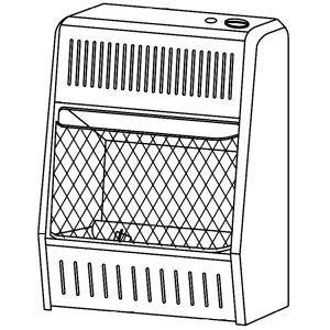VENT-FREE PROPANE/LP GAS SPACE HEATER