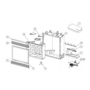 LENNOX DIRECT VENT GAS FIREPLACE HEATER