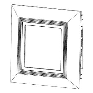 DECORATIVE VENT-FREE WALL HEATER