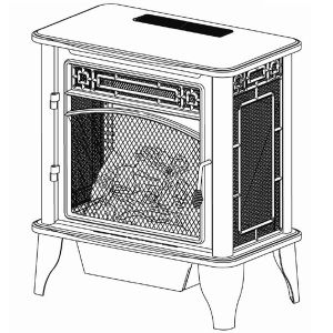 VENT-FREE GAS STOVE