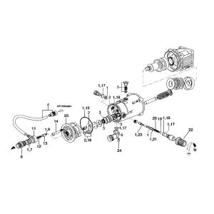 1500 PSI 2GPM pressure washer pump