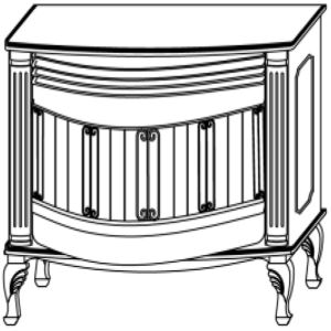 COMPACT LP & NATURAL GAS VENT FREE STOVE