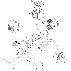 3.5HP 30Gall Oil free Air compressor