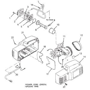1.0HP 2.5Gall Oil free Air compressor