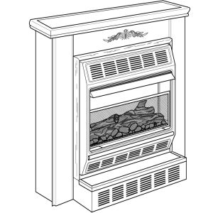 COMFORT GLOW RADIANT FLAME HEATER