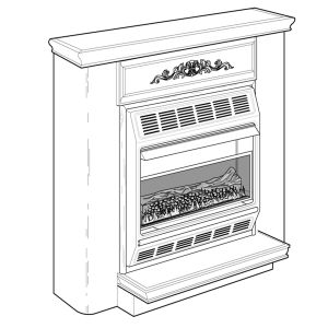 COMFORT GLOW RADIANT FLAME HEATER
