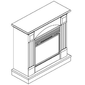 FREESTANDING ELECTRIC FIREPLACE