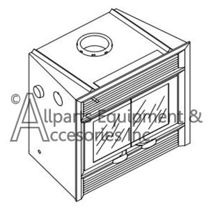LENNOX SOLANA WOOD-BURNING FIREPLACE