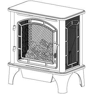 VENT-FREE GAS STOVE