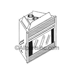 VENTED DECORATIVE GAS FIREPLACE SYSTEM
