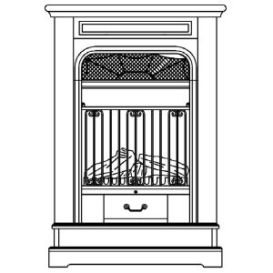 FREESTANDING ELECTRIC FIREPLACE
