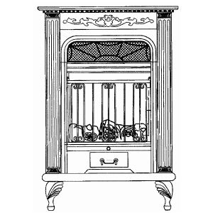 FREESTANDING ELECTRIC FIREPLACE