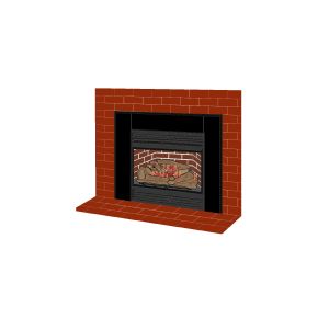 VANGUARD VENT-FREE GAS FIREPLACE INSERT
