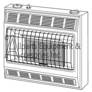 VANGUARD INFRARED GAS WALL HEATER