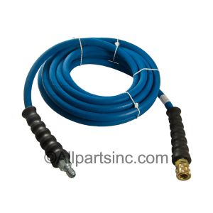 BLUE-QC HOSE 25FT 4000PSI 3/8 WITH Q/C