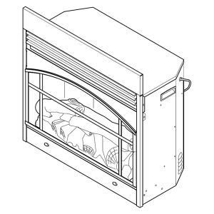 DESA ELECTRIC FIREPLACE INSERT